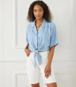 Classic Cut Off Jean Shorts -The Daily Drape Sales 1L66001 L53001 2 00b135ed 3c90 47cb ac18 fde2d6b54071