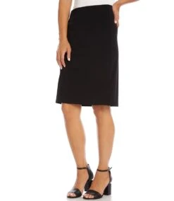 Travel Pencil Skirt 6 Travel Pencil Skirt -The Daily Drape Sales 3L51540 black 003 f1531d74 0daa 4a10 8589 099a7bc641ac