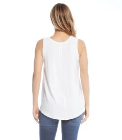 Petite Size Tank Top 6 Petite Size Tank Top -The Daily Drape Sales karenkane 2018 spring L12175 WHT 002 3d711b51 fe81 439e bad5 aafdc30b6319