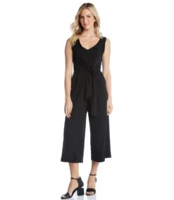 Tie-Front Jumpsuit -The Daily Drape Sales karenkane 2020 spring mailer L46132 BLK 004 3a8c2d74 b2f9 45b8 8398 8266afa1d855