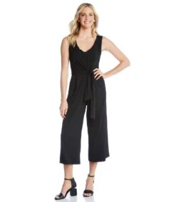 Tie-Front Jumpsuit -The Daily Drape Sales karenkane 2020 spring mailer L46132 BLK 006 ca41103f 763e 44b7 b139 12948bc9aa4c