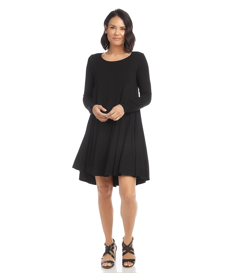 Long Sleeve Maggie Trapeze Dress 3 Long Sleeve Maggie Trapeze Dress - Image 3