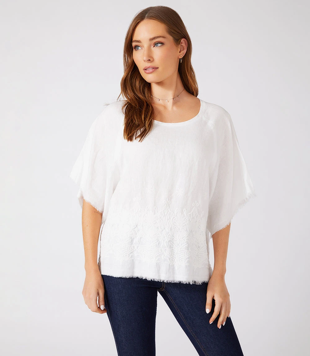 Embroidered Modern Sleeve Top 5 Embroidered Modern Sleeve Top - Image 5