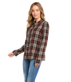 Long Sleeve Button-Up Shirt 7 Long Sleeve Button-Up Shirt -The Daily Drape Sales karenkane 2022 fall 3L28399 PLA 003