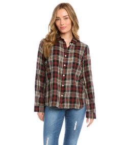 Long Sleeve Button-Up Shirt 8 Long Sleeve Button-Up Shirt -The Daily Drape Sales karenkane 2022 fall 3L28399 PLA 004