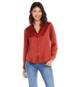 Long Sleeve Shirt -The Daily Drape Sales karenkane 2022 fall 3L68115 RUS 004