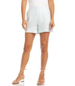 High Waist Pleated Shorts