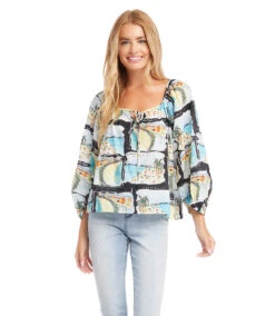 Peasant Top 11 Peasant Top -The Daily Drape Sales karenkane 2022 spring 1L45583 PRT 003 11e6f4ac 94c8 4ee1 a5e3 07fc8c07ae48