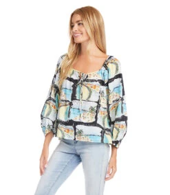 Peasant Top 14 Peasant Top -The Daily Drape Sales karenkane 2022 spring 1L45583 PRT 005 b06d6b6d 8e2c 42cb 95eb 6c9342dfb768