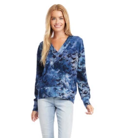 Tie-Dye Burnout V-Neck Top 11 Tie-Dye Burnout V-Neck Top -The Daily Drape Sales karenkane 2022 spring 1L48577 NAV 002 029addfd 90d7 4f58 a0c5 bfb95e4f4945