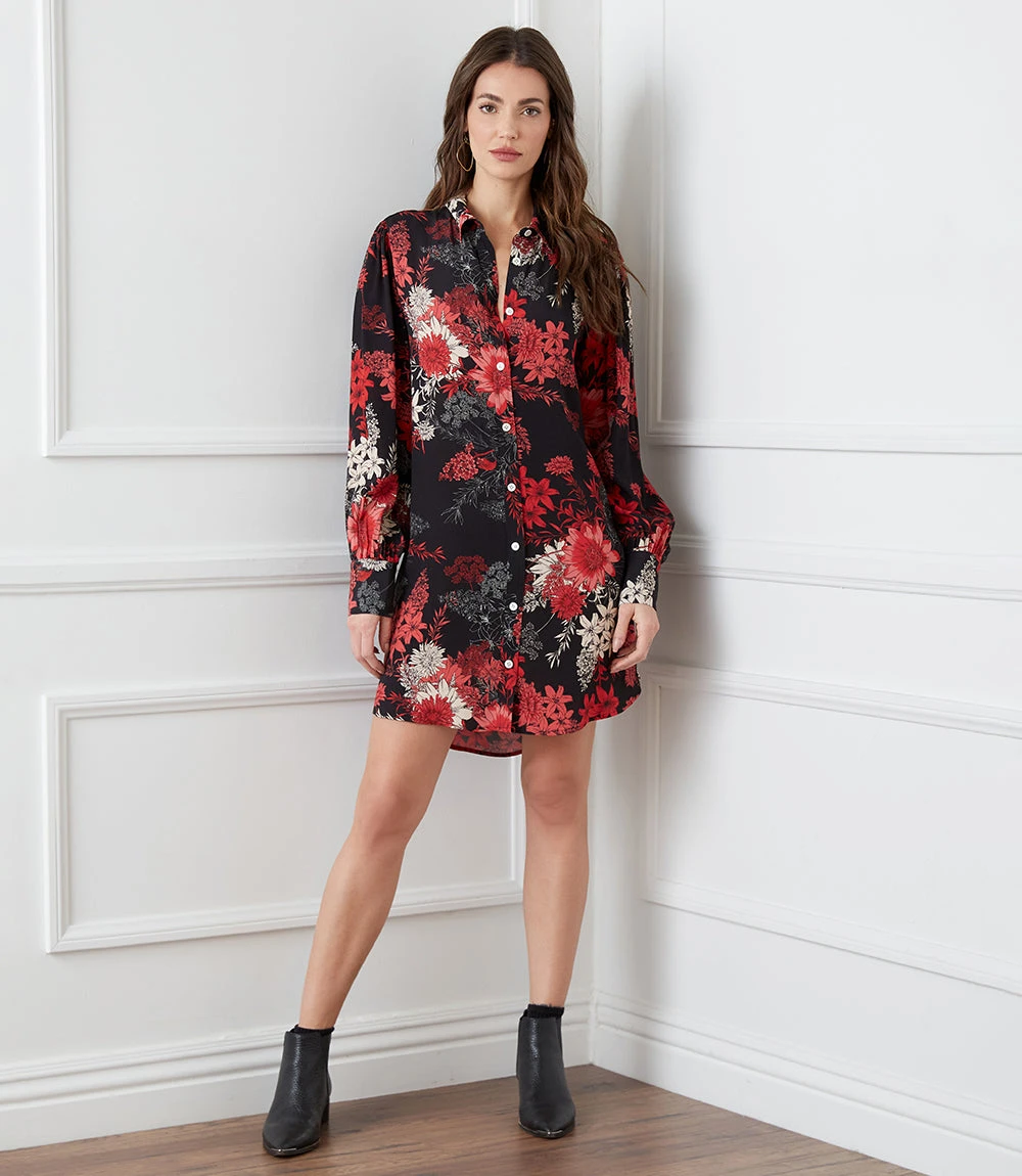 Blouson Sleeve Shirtdress 8 Blouson Sleeve Shirtdress - Image 8