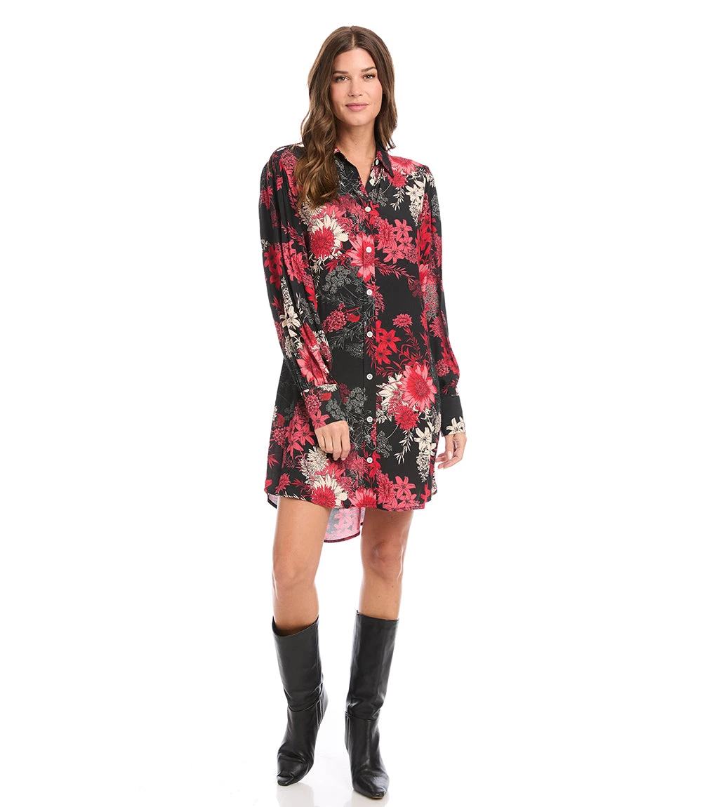 Blouson Sleeve Shirtdress 2 Blouson Sleeve Shirtdress - Image 2