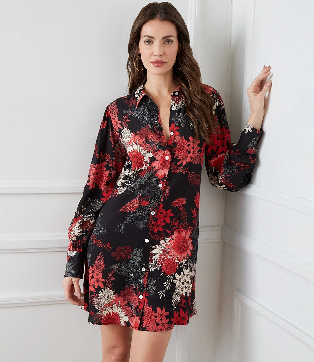 Blouson Sleeve Shirtdress 7 Blouson Sleeve Shirtdress - Image 7