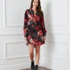 Blouson Sleeve Shirtdress