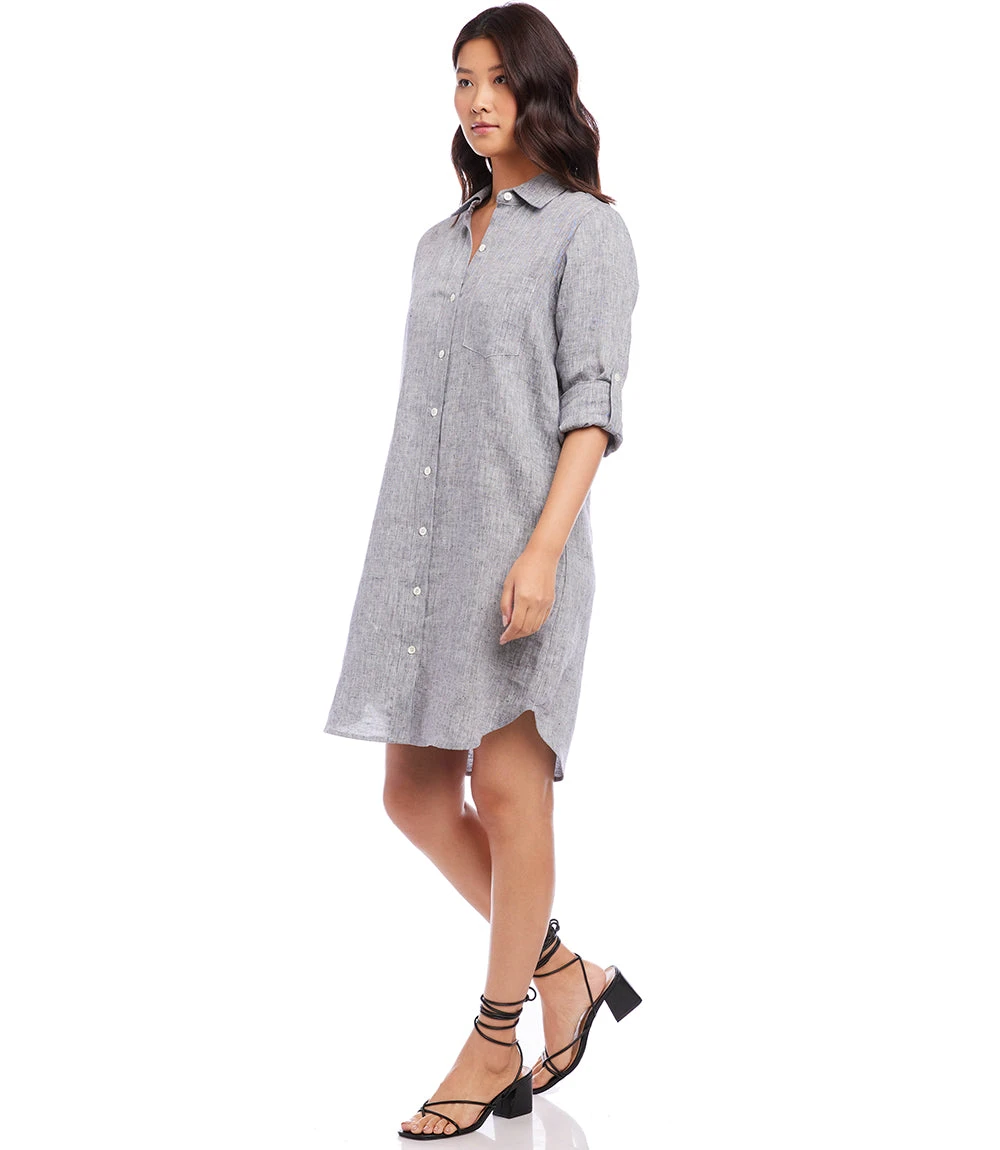Linen Shirtdress 3 Linen Shirtdress - Image 3
