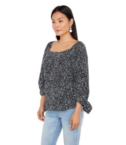 Square Neck Top -The Daily Drape Sales karenkane 2023 spring 1L11204 LEO 003