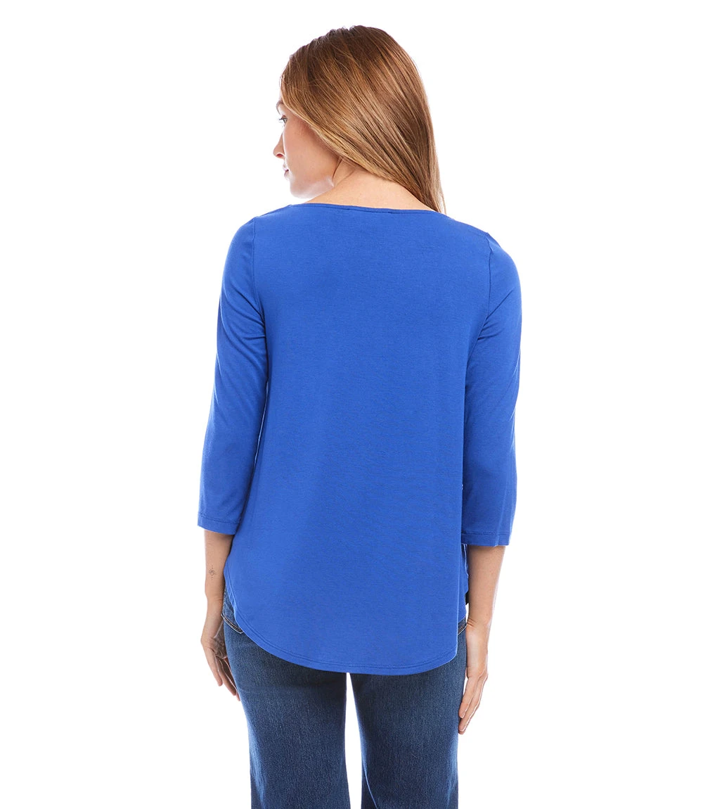 Petite Size Cut Out Shirttail Tee 2 Petite Size Cut Out Shirttail Tee - Image 2