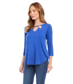 Petite Size Cut Out Shirttail Tee 6 Petite Size Cut Out Shirttail Tee -The Daily Drape Sales karenkane 2023 spring 1L13130P BLB 004