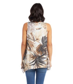 Uneven Hem Tank -The Daily Drape Sales karenkane 2023 spring 1L17615 PRT 003