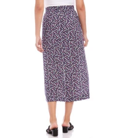 Button Front Midi Skirt -The Daily Drape Sales karenkane 2023 spring 1L18615 DAI 003