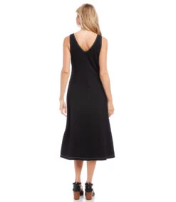 Brigitte Strolling Midi Dress -The Daily Drape Sales karenkane 2023 spring 1L40145 BLK 003