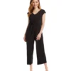 Petite Size Tie-Front Jumpsuit