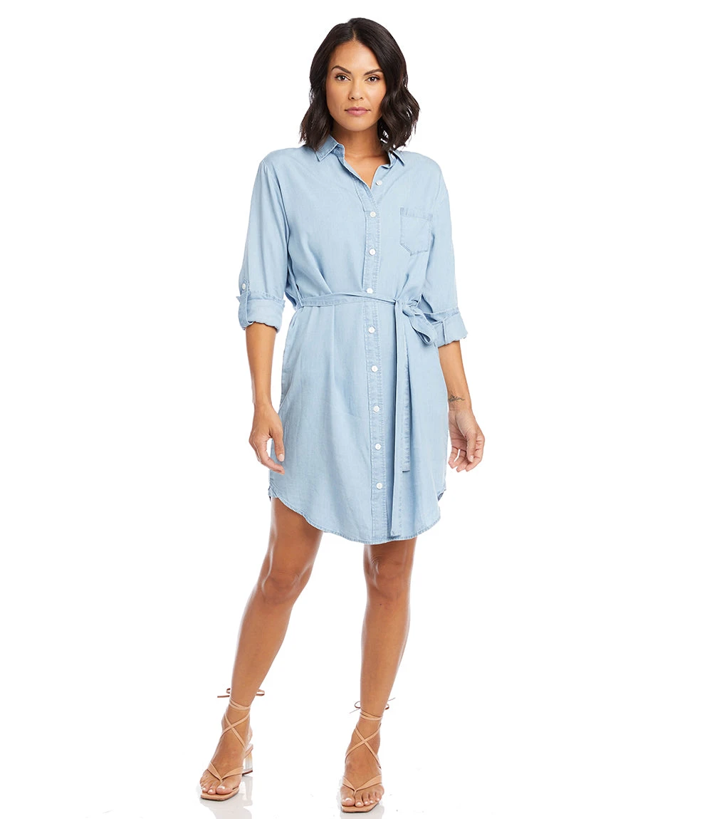 Chambray Shirtdress 2 Chambray Shirtdress - Image 2