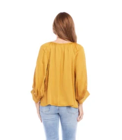 Blouson Sleeve Top 8 Blouson Sleeve Top -The Daily Drape Sales karenkane 2023 spring 1L54193 GOL 003