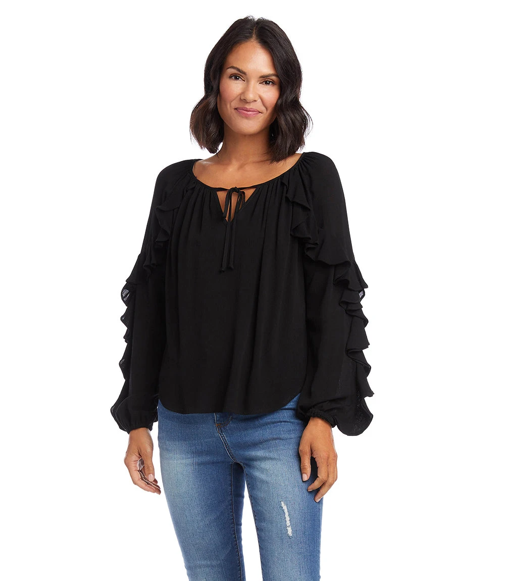 Ruffle Sleeve Top 1 Ruffle Sleeve Top