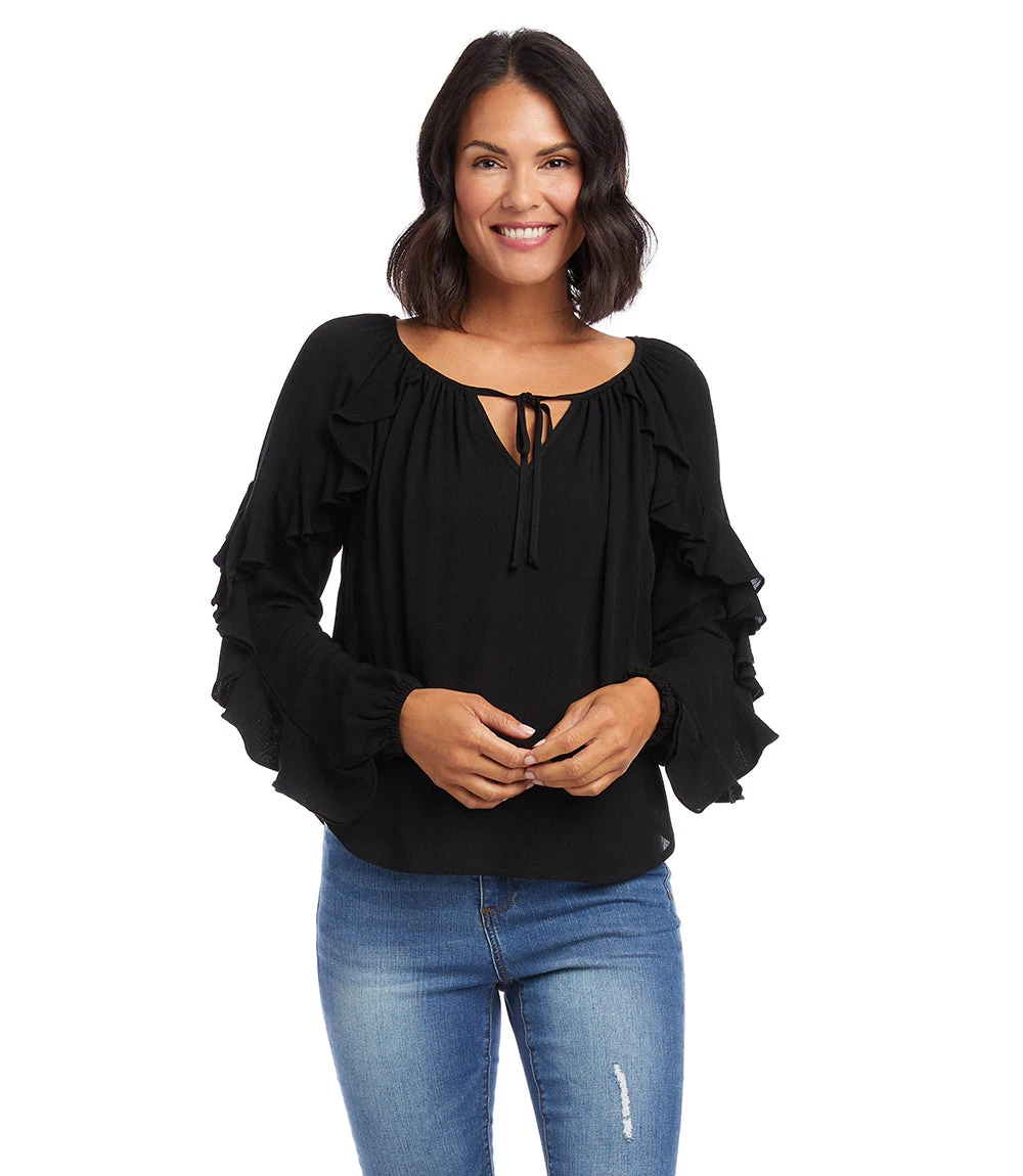 Ruffle Sleeve Top 4 Ruffle Sleeve Top - Image 4