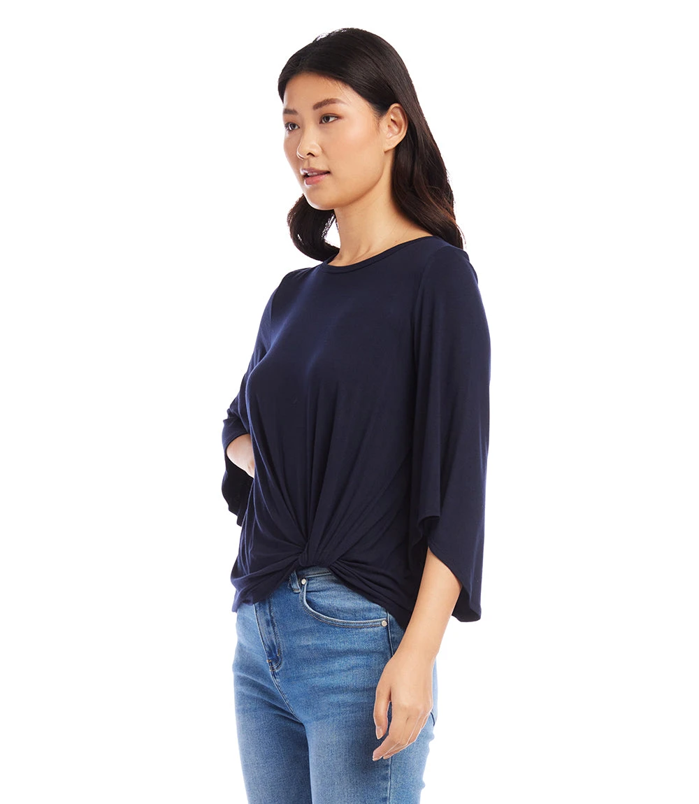 Petite Size Flare Sleeve Pick Up Top 3 Petite Size Flare Sleeve Pick Up Top - Image 3
