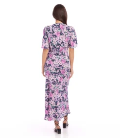 Flutter Sleeve Dress -The Daily Drape Sales karenkane 2023 summer 2L18621 FLO 003