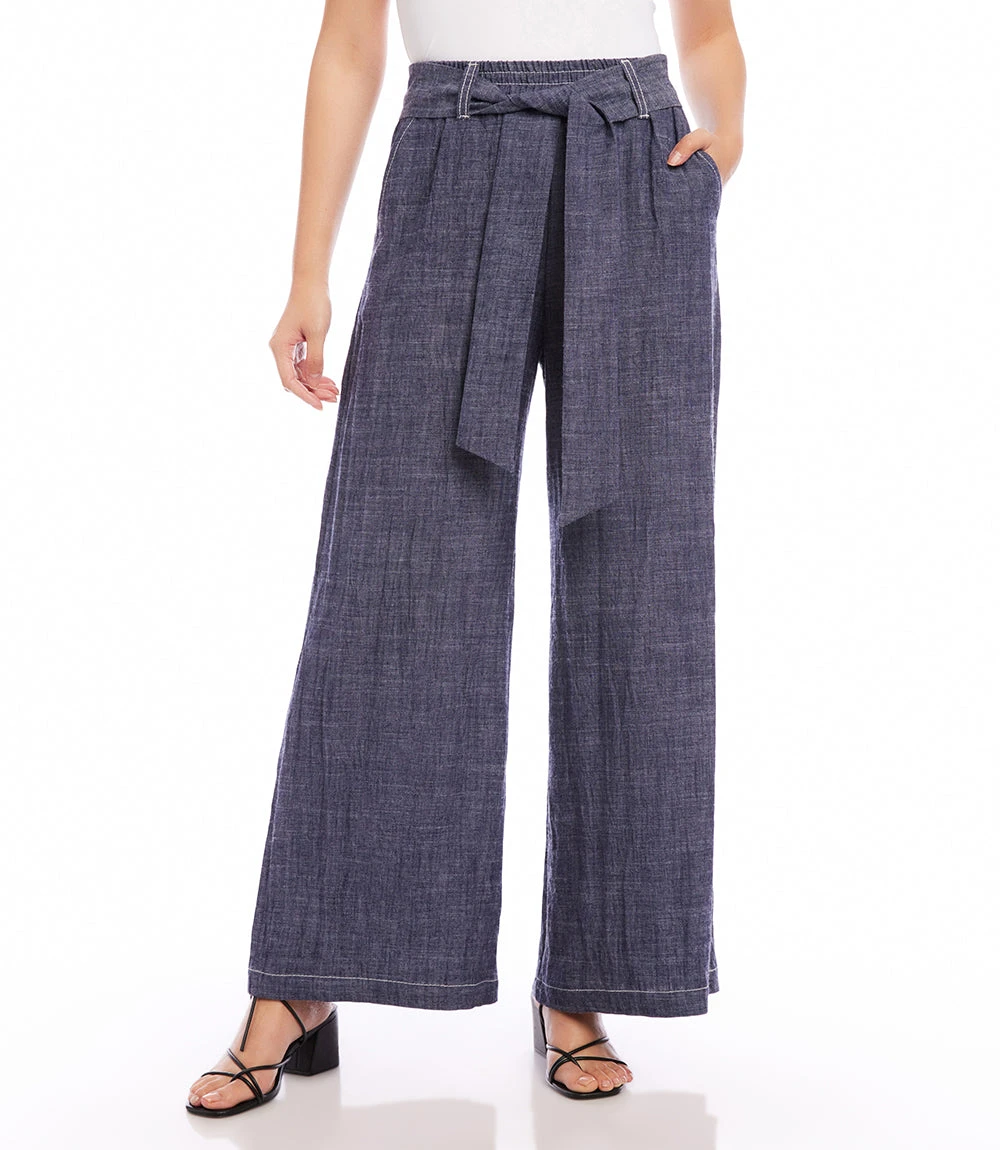 Belted Wide Leg Pants 1 Belted Wide Leg Pants