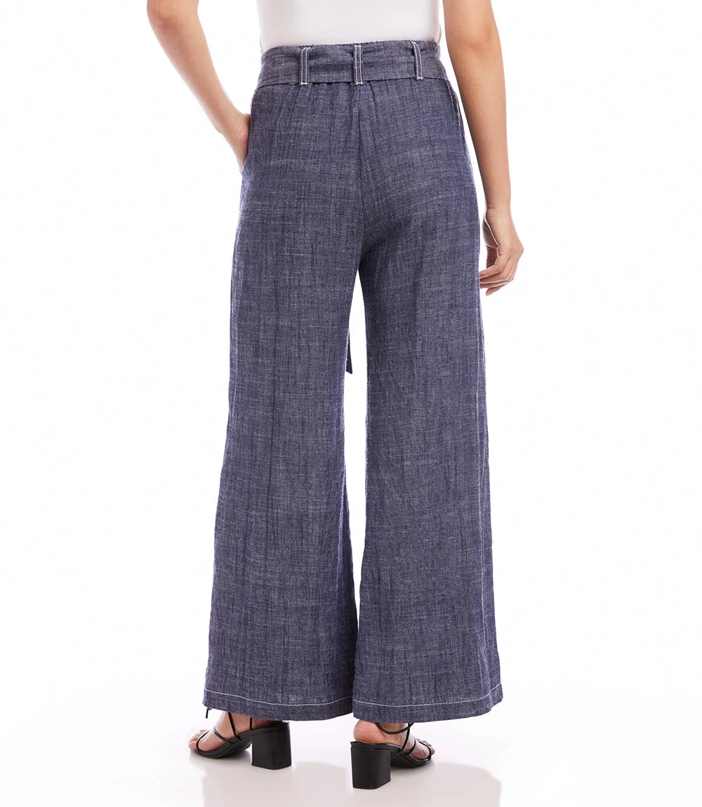 Belted Wide Leg Pants 2 Belted Wide Leg Pants - Image 2